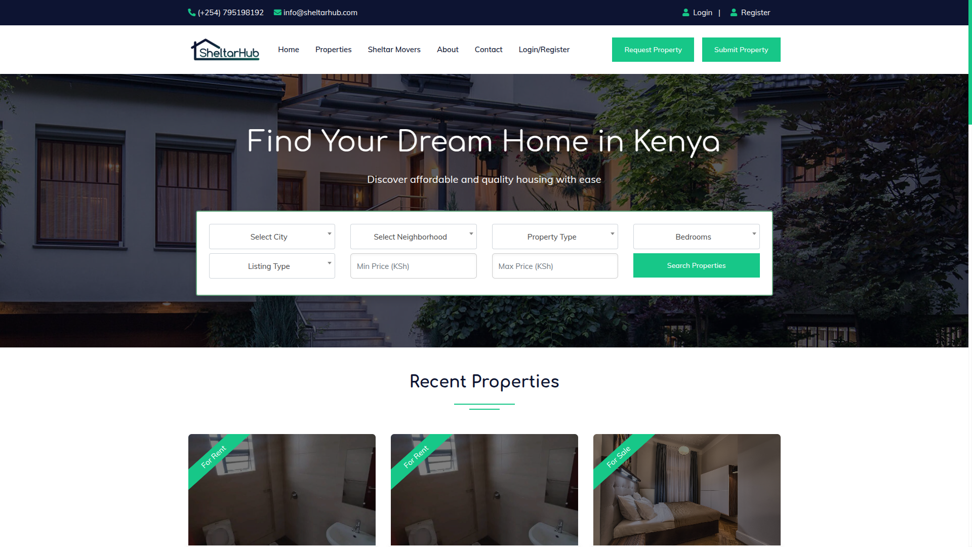 Sheltar Properties